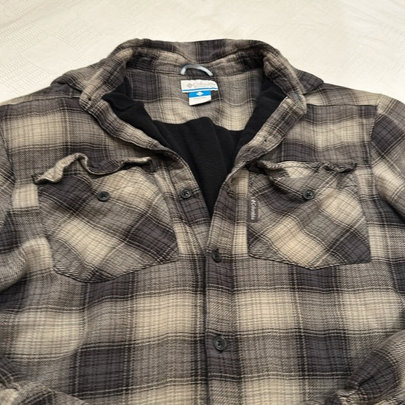 Men’s Columbia Size Small Fleece Lined Flannel - Picture 3 of 3